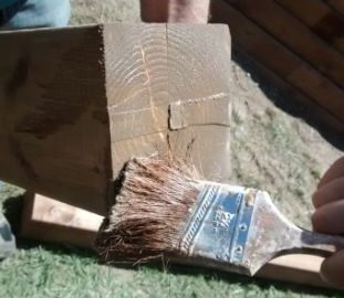 applying clear coat to wood
